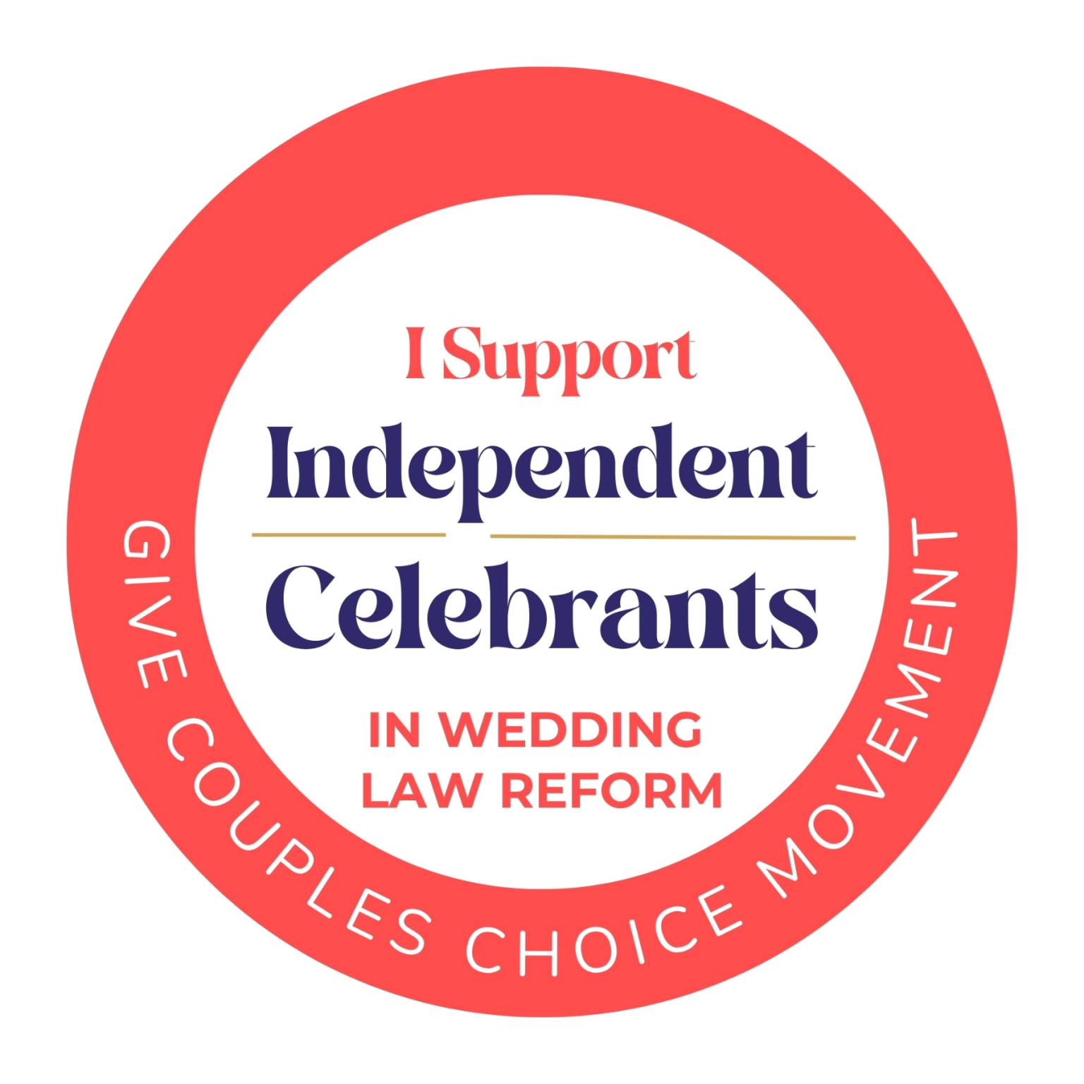 Do you think Independent Celebrants should be recognised as legal?